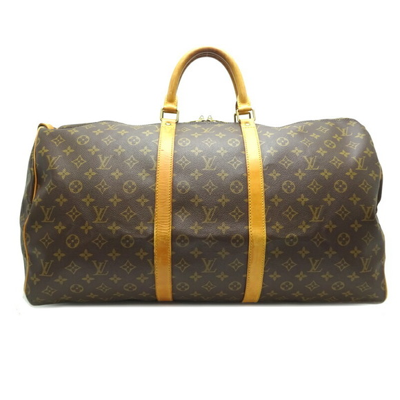 Louis Vuitton Brown Keepall Monogram Bag 55 - Picture 1 of 9
